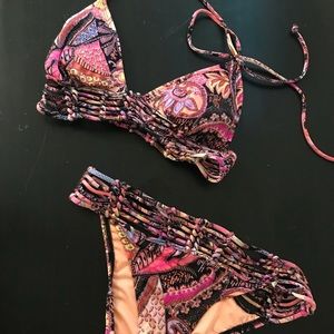 NWOT Paisley Victoria’s Secret VS Bikini Small